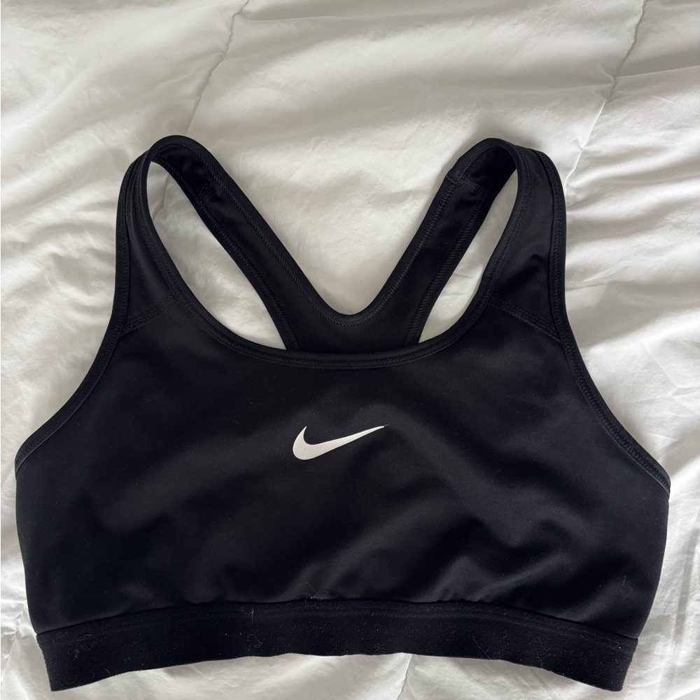 Nike Women's Black and White Sports Bra